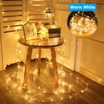 thumbnail image 5 of AGPTEK Curtain LED String Lights 8 Modes Fairy Lights USB String Light Fit Christmas Party Wedding Decoration, 5 of 7