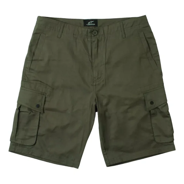 Short Alpine Crunch Verde Militar Hombre Casual