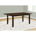 thumbnail image 4 of Monarch Specialties I 1331 - Dining Table, 78" Rectangular, 18" Extension Panel, Veneer Top, Solid Wood Legs, Brown Veneer, Transitional, 4 of 5