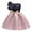 Pink, variant on Meresysid Toddler Girls Dresses Kids Ruffles Satin Gowns Off Shoulder Dress Party Wedding Dresses Green 8-9 Years