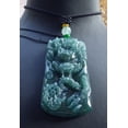 thumbnail image 5 of Icy Green Natural A Jade jadeite Pendant Dragon Necklace 680756 TN, 5 of 8