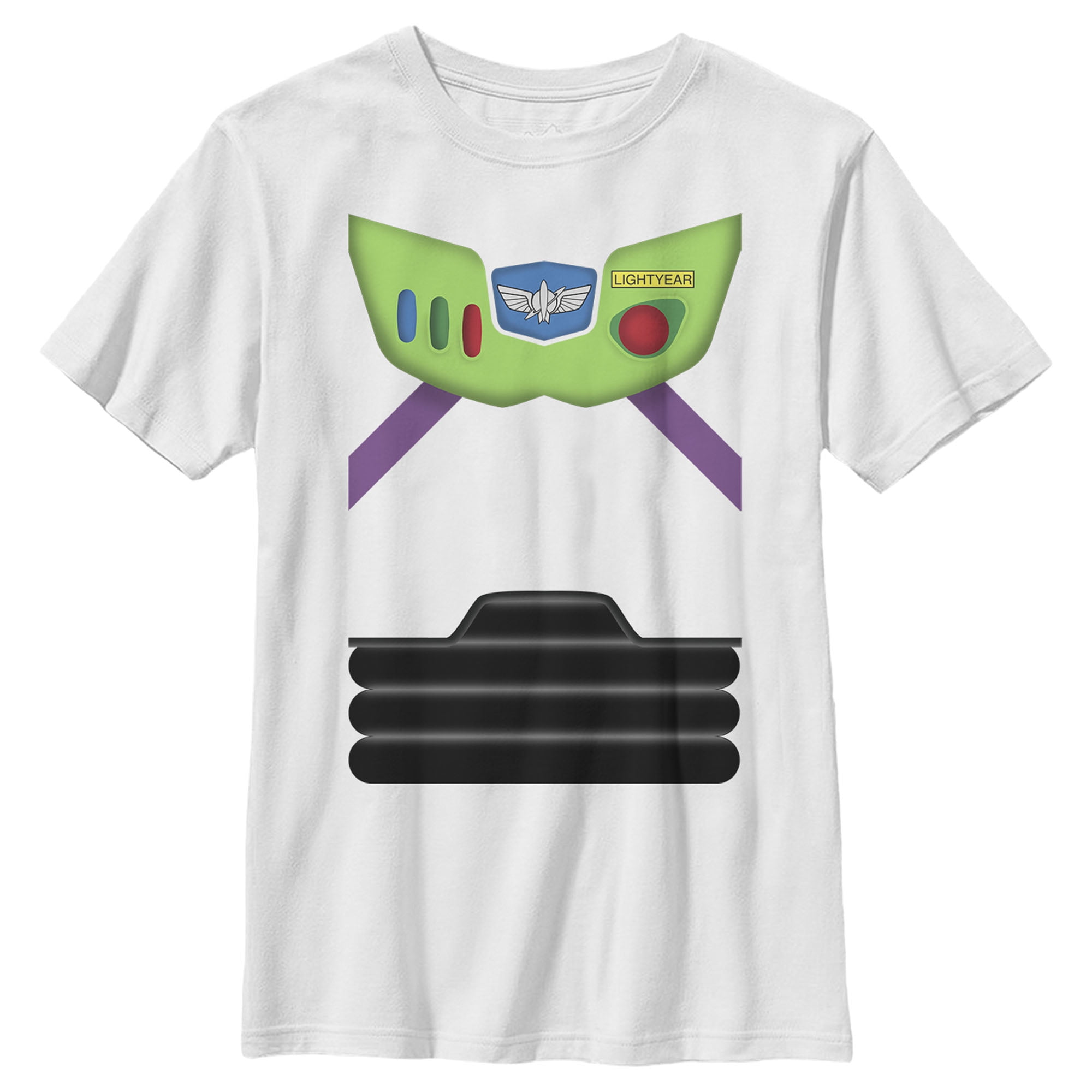 Boy's Toy Story Buzz Lightyear Costume Tee Graphic Tee White X