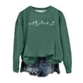 thumbnail image 1 of WEAIXIMIUNG Sweat à Fermeture Éclair Femme Surdimensionné Imprimé Col Rond Tendance Automne/hiver Haut Décontracté, 1 of 2