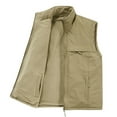 thumbnail image 3 of Pejock Mens Outdoor Work Fishing Travel Photo Cargo Vest Hiking Waistcoat Jacket with Multi-Pockets, 3 of 5