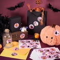 thumbnail image 5 of 2 Set Halloween Theme Round Self-Adhesive Paper Decorative Stickers for Party Decorative Presents Sealing Mixed Shapes 122x160x0.1mm Sticker: 40mm 9 patterns/pc 10pcs/set, 5 of 6