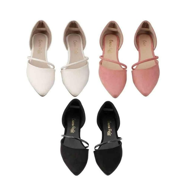 Zapatos Bajitos Zapatos Picudos De Piso Zapatos Bajitos Zapatos