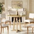 thumbnail image 4 of Tribesigns Small Round Dining Table for 2-4 People,  31.5-Inch Farmhouse Kitchen Table with Sturdy  Base for Dining Room, Small Space, 4 of 7