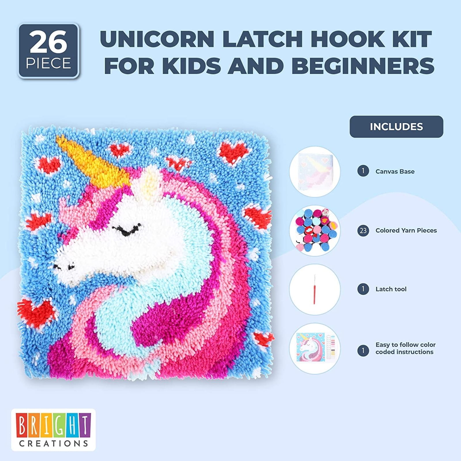 Unicorn Latch Hook Craft Kit at Lakeshore Learning