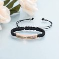 thumbnail image 3 of Cremation Jewelry Heart Urn Bracelet for Ashes Women Men Adjustable Braided Bracelets Heart Link Cremation Memorial Bracelet, 3 of 7