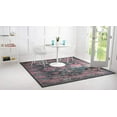 thumbnail image 2 of Unique Loom 3133719 8 x 8 ft. Tidaholm Aurora Square Rug, Gray, 2 of 2