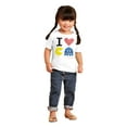 thumbnail image 4 of Pixelized Retro Game I Heart PACMAN Toddler Boy Girl T Shirt Infant Toddler Brisco Brands 12M, 4 of 6