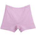 thumbnail image 2 of HKYNLAG Women's Plus Size Boxer Briefs Soft Cotton High Waist Boy Shorts Breathable Full Coverage Underwear for Ladies Purple 5XL, 2 of 3