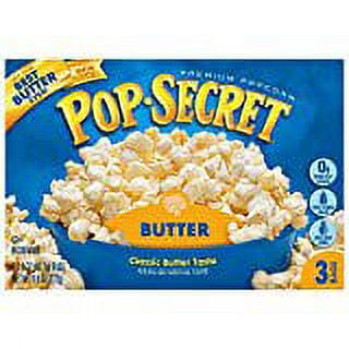 Pop Secret Microwave Popcorn, Butter Flavor, 3.2 oz Sharing Bags, 12 Ct ...