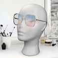 thumbnail image 5 of Bradem 2-Piece Female Foam Wig Display Stand with Glasses Holder,Practical Cap Head Model, 5 of 9