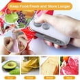 thumbnail image 3 of Guardoinrt Plastic Bag Sealer And Cutter Seal And Cut With Precision Food Fresh Bag White 1Set, 3 of 6