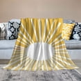 thumbnail image 2 of Fenyluxe Sunburst Circle Abstract Print Throw Blanket Flannel Material for All Seasons Bed Couch Car - Kids and Adults - Various Sizes 40x50in, 2 of 6