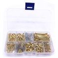 thumbnail image 1 of Jiayouy - Juego de tornillos para guitarra eléctrica, 248 piezas, 9 tipos, kit de tornillos de monta, 1 of 3