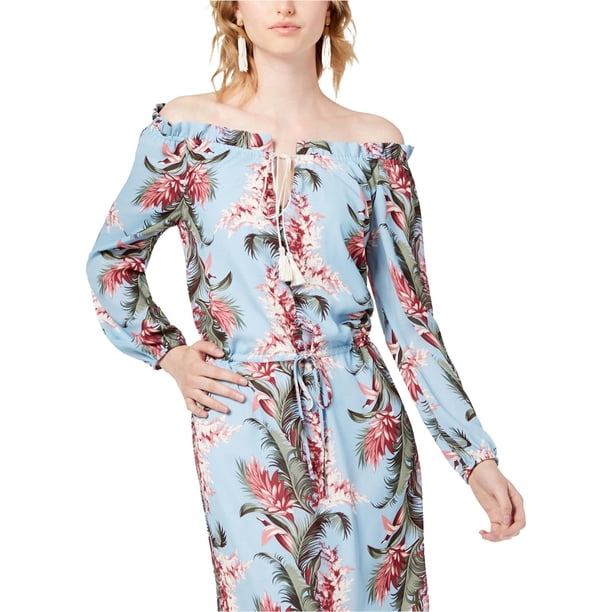 maison Jules Vestido acampanado para mujer, Azul, 6