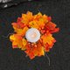 thumbnail image 4 of Corona de Velas Strade Fareast Limited de Otoño Halloween Amarillo 25 cm, 4 of 6