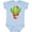 AE-Light Blue, variant on Inktastic Cute Cactus with Flower Hairpiece Boys or Girls Baby Bodysuit