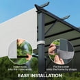 thumbnail image 5 of Outsunny 2 PCS Pergola Shade Cover, UV Protection Pergola Canopy Replacement, for 10 x 10ft Pergola, 5 of 9