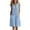 Sky Blue, variant on Tqcoqu Overall Shorts for Women,Sleeveless V-Neck Button Down Romper,Casual Loose Fit Summer Short Jumpsuit with Pockets,Army Green Women's S-XXL