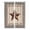 Black Brown, variant on Curtains 63 Inch Length 2 Panels, Western Texas Star Retro Grommets Window Treatment Curtain, Country Vintage Black Beige Plaid Thermal Curtains Drapes for Living Room/Bathroom