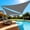 Dark Gray, variant on Shade&Beyond8'X8'X8'185 GSM HDPE Curved Triangle Permeable Sun Shade Sail for Patio, Garden & Deck, Sand