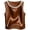 Brown Tank Tops, variant on Women Elegant Solid Color Satin Tank Tops For With Pearl Round Neckline Summer Sleeveless Camisole For Everyday Style Relaxed Fit Female Camis