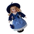thumbnail image 1 of Muñeca de Victoriana de 30 Vestido de Princesa de Encaje, Traje de Decoración para El Hogar - Azul SM SunniMix Muñeca de porcelana victoriana, 1 of 5