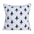 thumbnail image 3 of Halloween Pillow Covers 18x18 Embossed Ghost Throw Pillow Case, Spooky Decorative Couch Pillow Covers for Sofa Living Room Bed, Soft Polyester Spandex Halloween Decor by OVFUIZ, 3 of 9