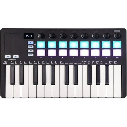 25-Key MK4 MIDI Controller, RGB Pads, Portable, USB, DAW Compatible
