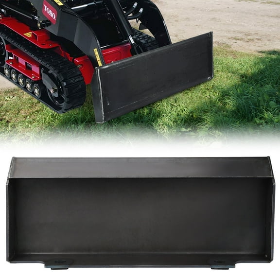 Telyswee 1/4" Quick Attachment Mount Plate Mini Skid Steer Compatible with Toro Dingo Ditch Witch, 1/2" Thick Inserts