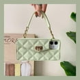 thumbnail image 3 of for iPhone 15 Pro Wallet Case,Crossbody Phone Case with Lanyard Strap Cute Purse Case Flip Credit Card Holder Soft Silicone Girls Lady Handbag Case for iPhone 15 Pro Green, 3 of 14