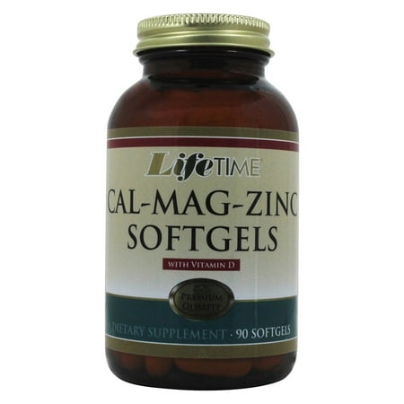 LifeTime Vitamins - Calcium Magnesium Zinc with Vitamin D - 90