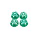 thumbnail image 5 of Tholdsy 4 unids/pack de tuercas de rueda de aleación de aluminio, tapacubos, cubierta de rueda roscada gruesa, piezas de repuesto, tapa, tapas Verde 2piezas, 5 of 6