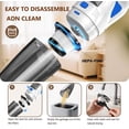 thumbnail image 5 of TRAKAR Handheld Vacuum Cordless, 28000PA Strong Suction Hand Held Car Vacuum Cleaner, Portable Hand Vacuum Rechargeable with Nozzles & LED Light for Home, Car, Office, Pet Hair, 5 of 7