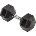 thumbnail image 3 of Rubber Encased Hex Dumbbell in Pairs  Singles or Set, 3 of 4