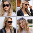 thumbnail image 2 of xianlin-Polarized Sunglasses for Women Retro Oversized Shades with UV400 Protection CLS8158, 2 of 4