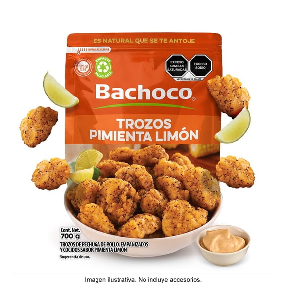 Trozos Pimienta Limón Bachoco 700g