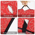 thumbnail image 6 of Football and Basketball Red Pattern Teens Toddler Nap Mat with Pillow, Sleeping Mat Bag for Preschool Daycare 59"x22", 6 of 6