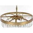 thumbnail image 5 of Elegant Lighting Josephine 20" Round Chandelier in Satin Gold, 5 of 8