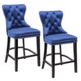 thumbnail image 3 of Heavenly Collection Tabouret Capitonné Bleu, 3 of 4