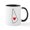 White/Black Inside, variant on CafePress - B Mugs - 11 oz Ceramic Mug - Novelty Coffee Tea Cup
