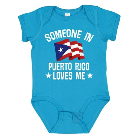 

Inktastic Someone in Puerto Rico Loves Me Gift Baby Boy or Baby Girl Bodysuit