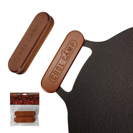 

Foaenda 2 PCS Wood Pot Holder Handle Holder Assist Handle Sleeve Grip Assist Handle Sleeve Grip Anti Skid Wooden Pot Holders Handle Cover Kitchen Accessories