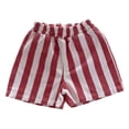 thumbnail image 6 of mgoYE Shorts for Boys 9-18 Months Cotton Stripe Elastics Waist Casual Summer Toddler Shorts Lightweight Red, 6 of 6