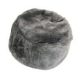 thumbnail image 2 of Winter Russian Women Men Fluffy Faux Fur Solid Color Ear Warmer Hat Beanie Cap, 2 of 7