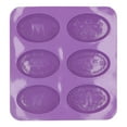 thumbnail image 2 of , 6-Grid Heat-resistant Silicone  Easy To Use Originality Pattern Silicone  For Home Bakery Oval, 2 of 8