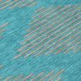 thumbnail image 5 of HomeRoots 598792 9 x 12 ft. Teal Blue & Pink Geometric Washable Indoor & Outdoor Rectangle Area Rug, 5 of 5